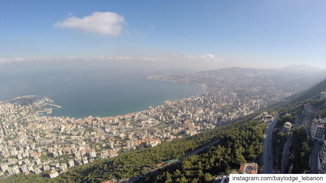 Good afternoon  BeautifulLebanon 🌤💙  ViewFromTheTop  BeautifulDay ... (Harîssa, Mont-Liban, Lebanon)