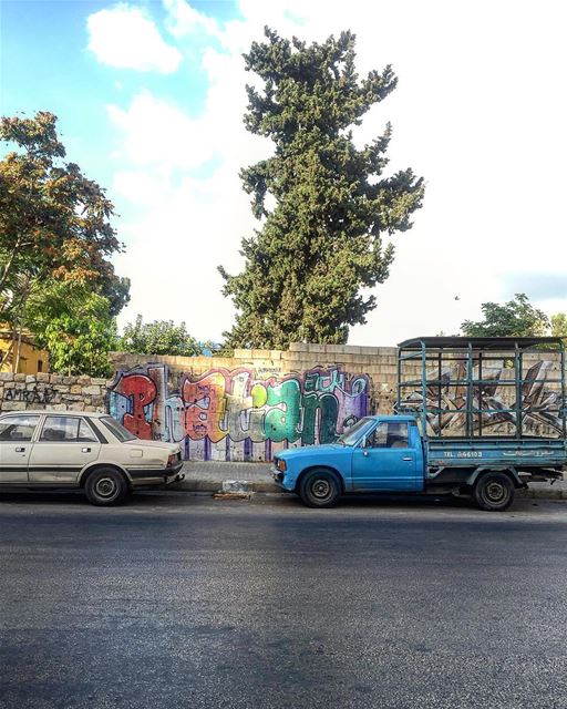 Good Evening 🚛  picoftheday  photooftheday  street  life  graphic  wall ... (Mar Mikhael, Beirut)