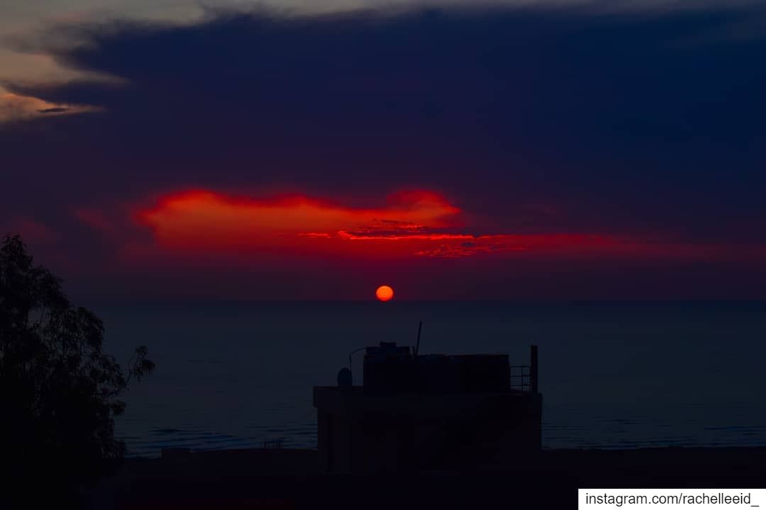 Good Friday's sunset✨ sunset  sunsetlover  sunsetaddict  sunsetcolors ... (Damour, Lebanon)