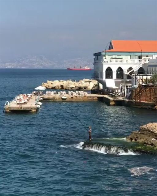 Good Morning Beirut ❤By @aleksey_kuznetsov_  AinElMrayseh  Beirut  Liban ... (Corniche Ain El Mraysseh)