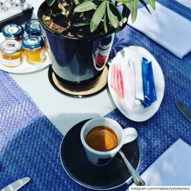 Good morning from @rotanalebanon  coffee  time  gardendesign  olivegarden ... (Rotana Hotels Lebanon)