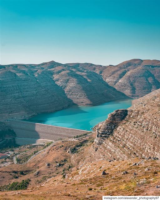 Good Morning from the beautiful Faraya landscapes - Shabrouh Dam lake - 28/ (Faraya, Mont-Liban, Lebanon)