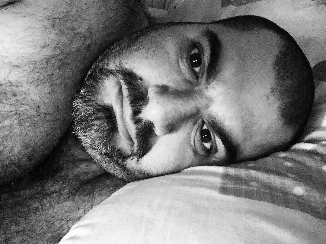 Good morning  newday  morning  sleepy  tired  bed  guy  boy  beard  home ...