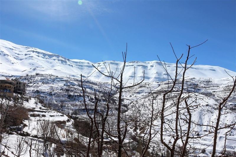 Good Morning ! 🌞 -- snow beirut lebanon thursday instagram march 2017... (Bekaa Kafra)