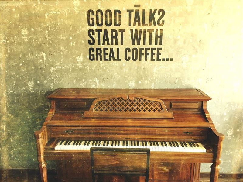 Good talks start with great coffee...😌  piano  coffee  coffeeshop  igers ...