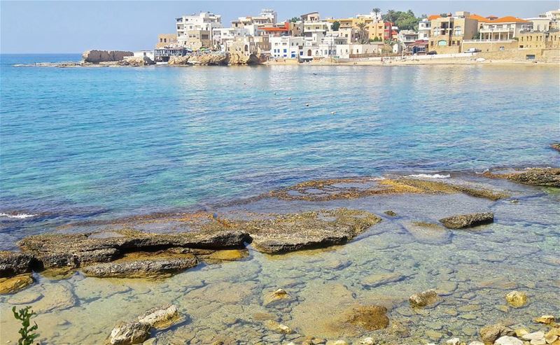🌊🌊🌊  goodafternoon   Batroun  Lebanon  Lebanese  Mediterranean  sea ... (Bahsa-Batroun)