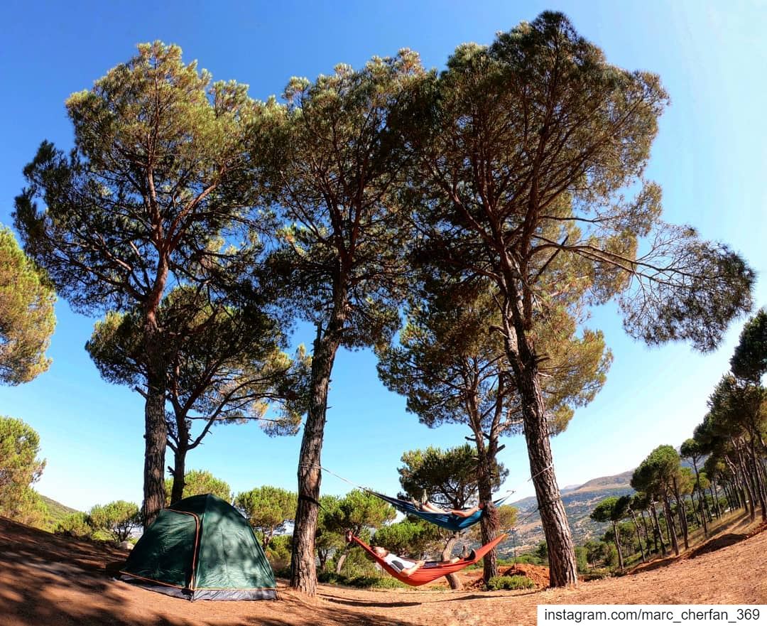 GoodMorningLebanon 😎🙌 Camping  Hammock  Chill  Relax  MorningVibes ... (Baskinta, Lebanon)