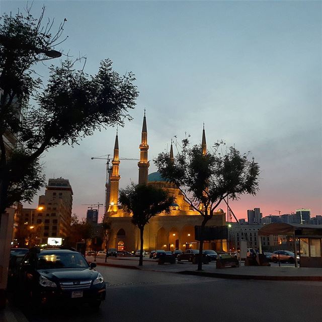 Goodnight igers❤❤ photography  mosque  religion  muslim  lebanonshots ... (Beirut Down Town)