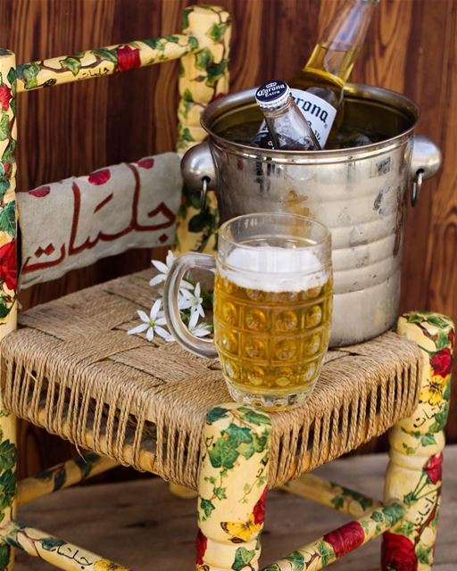 Grab your  beer and feel  fresh at  jalsat  restaurant  mayrouba 🍺 ... (Jalsat)