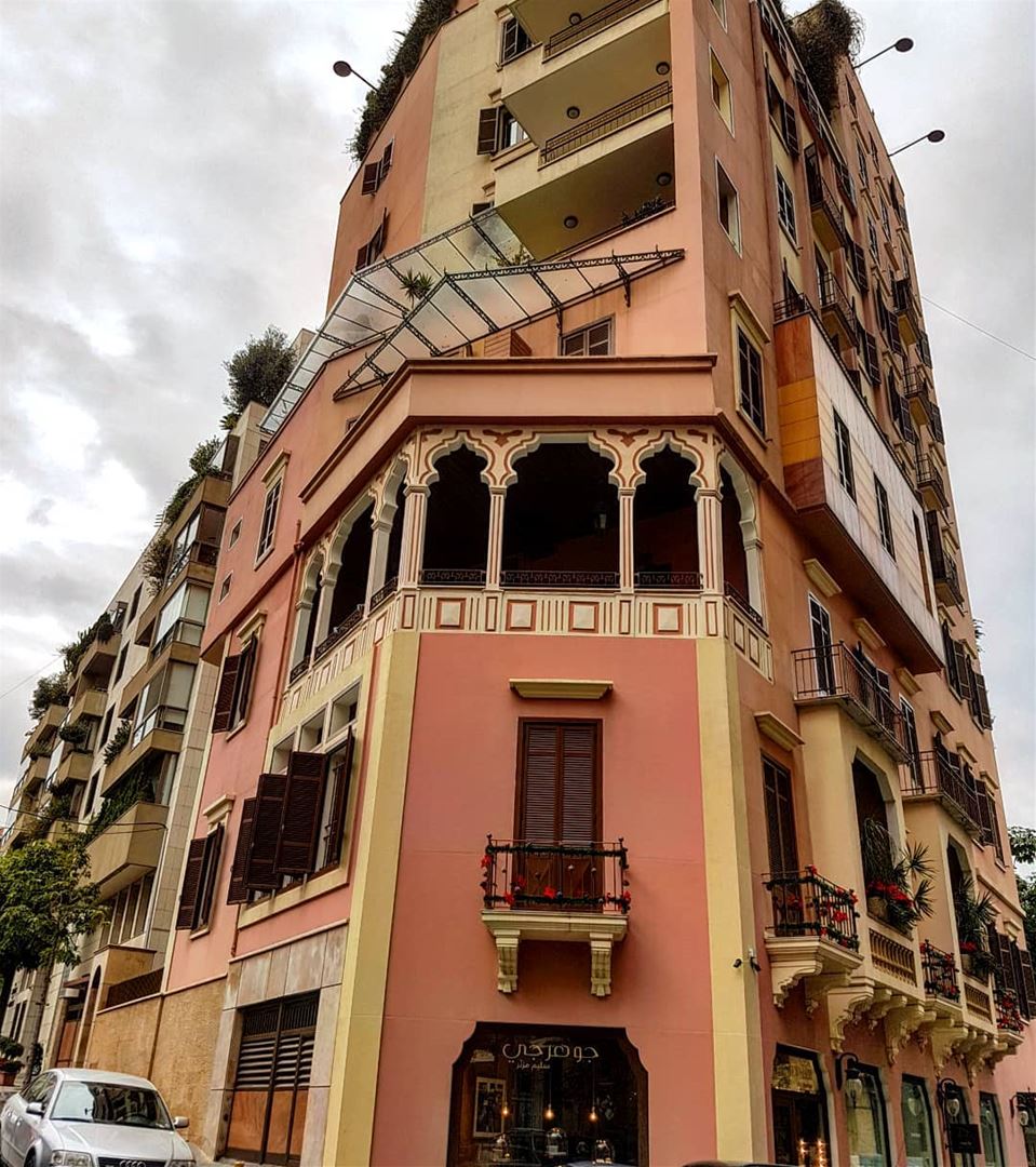 Great to see people renovating and protecting heritage buildings. This one... (Beirut, Lebanon)
