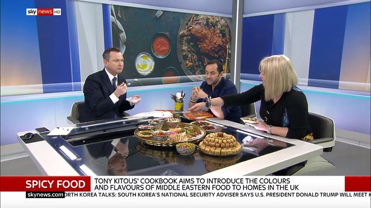 Had an amazing day @SkyNews sharing the love of Lebanese food & culture. ... (Sky Sports News Studio)