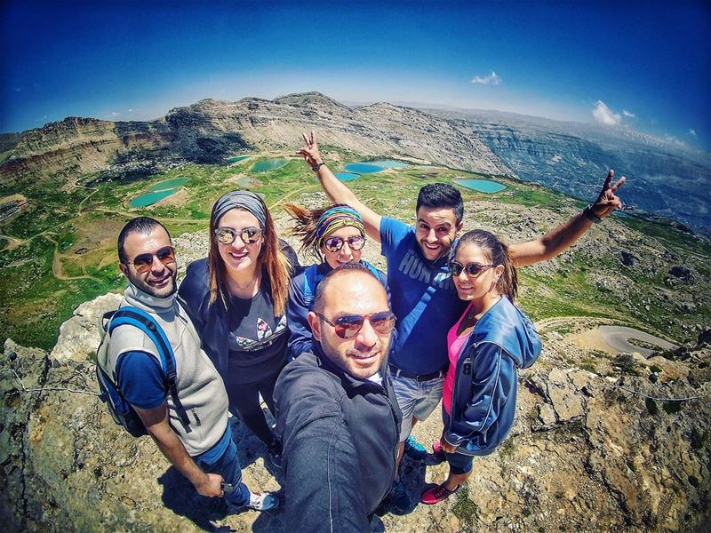 happiness all the way 😁 liveloveakoura  hikingtrip ... (Akoura, Mont-Liban, Lebanon)