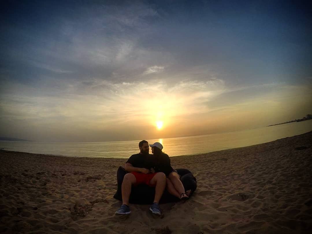  happiness is right next to you @marc_cherfan_369  sunset_pics  sunset ...