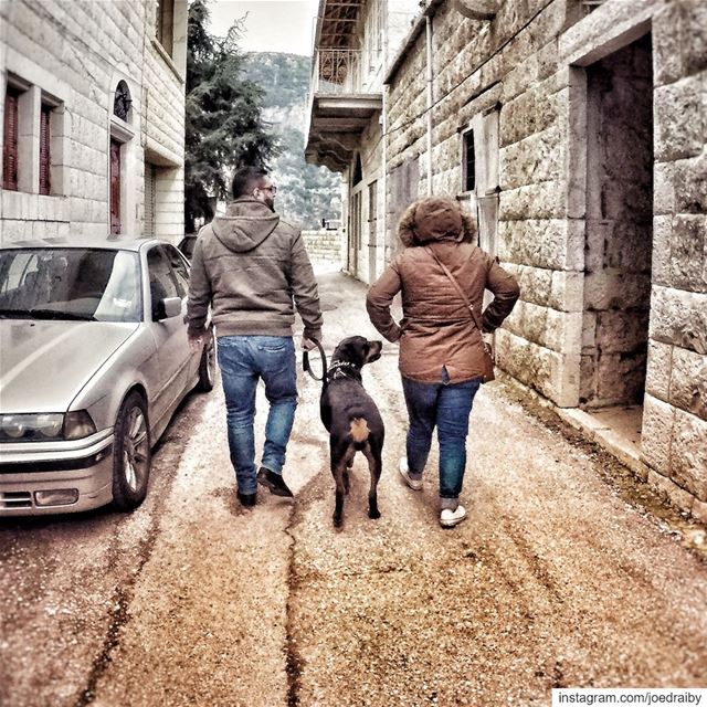 Happy Family happyfamily  dog  dogsofinstagram  father  mother ... (Douma, Liban-Nord, Lebanon)