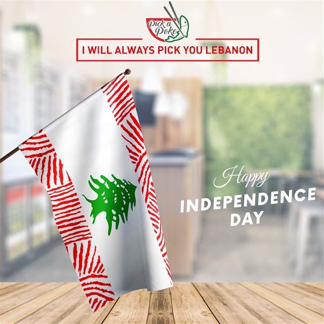 Happy Independence Day from @pokebeirut 🇱🇧😍. happyindependenceday ... (Beirut, Lebanon)