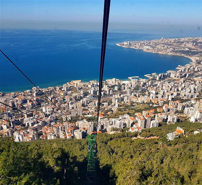 Happy monday to all❤❤❤ viewfromabove  bayview  beautifulday ... (Harîssa, Mont-Liban, Lebanon)