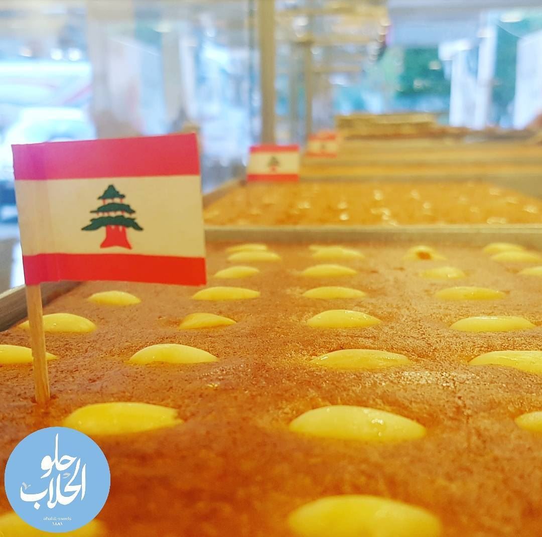  happyindependancedayOur beloved country 😍😁🇱🇧لبنان Into the 75th year... (Abed Ghazi Hallab Sweets)