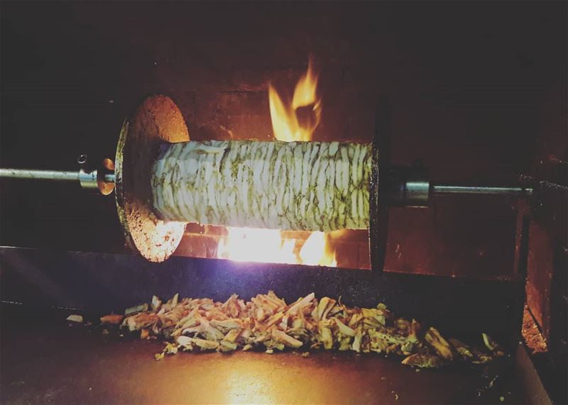 Have you ever tried a wood-fire cooked Shawarma?No, then you really need... (Al Qubayyat, Liban-Nord, Lebanon)