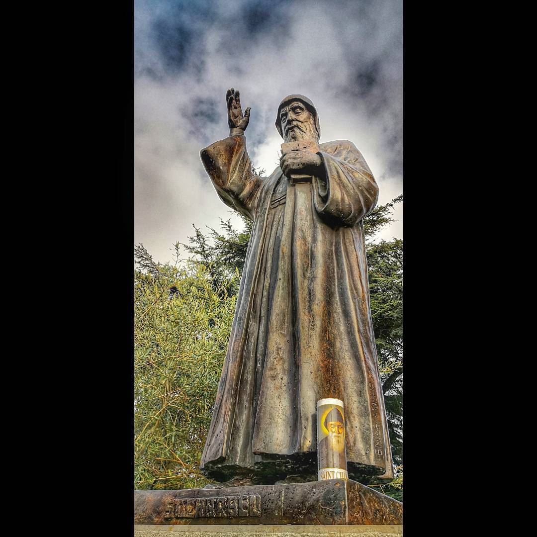 He will command his angels to protect you wherever you go 🙏 hope... (Mazar Saint Charbel-Annaya)