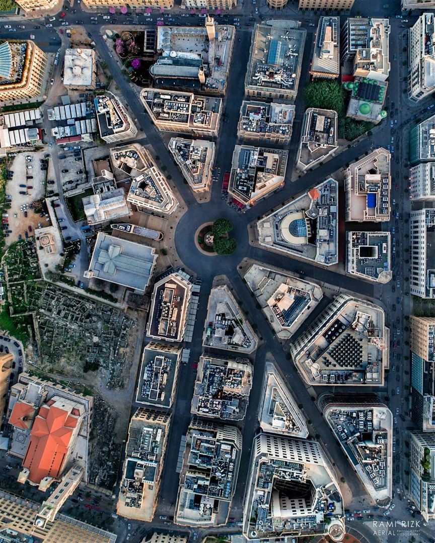 Heart Of BEIRUT 🇱🇧...  lebanon  beirut  dji  drones  quadcopter ... (Place de l’Étoile)