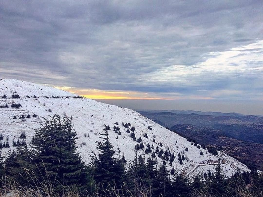 Hello from Serjbel - Choufالثلج يغطي سرجبل - الشوفPhoto taken by @lebanon (Serjbel)