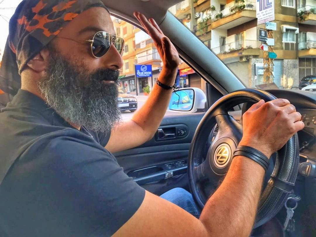 Hello🙋🏻‍♂️  me  hi  hey  hello  beard  driving  lebanon  igers ...