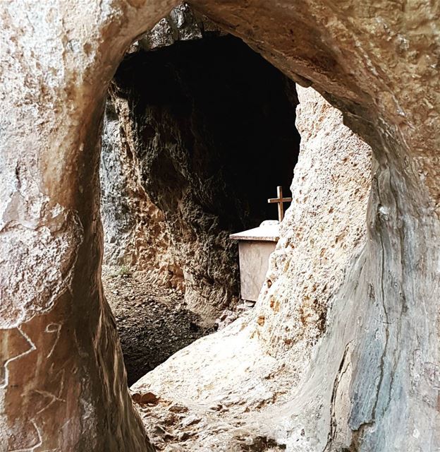 Hike to Mar Mtanios in Sakiyet el Kheit and discover the many caves carved... (Jbeil District)