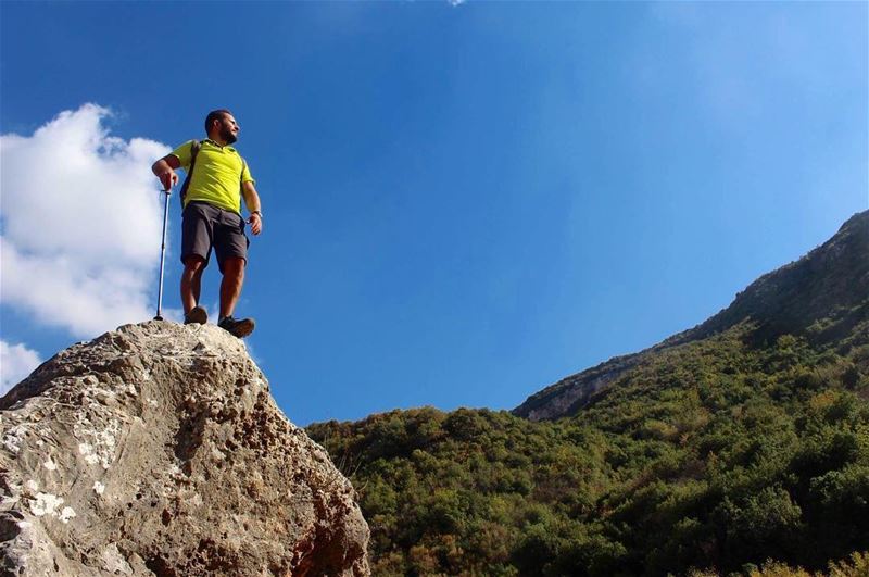 hiker hikingadventures  hiking  nature mountains  valley  bigrocks ... (جنوب لبنان - زبقين)
