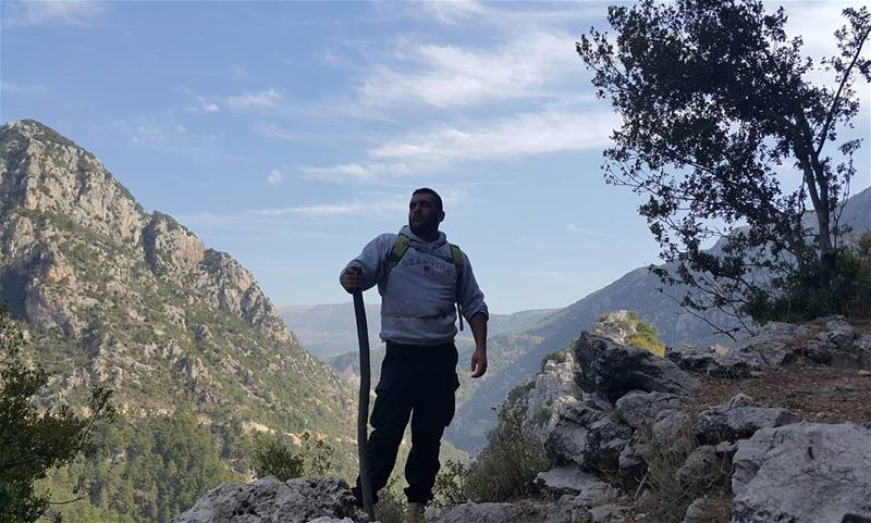 Hiking with coach Roy 💪👌😎 lebanon  naturelovers  gowild  forest ...