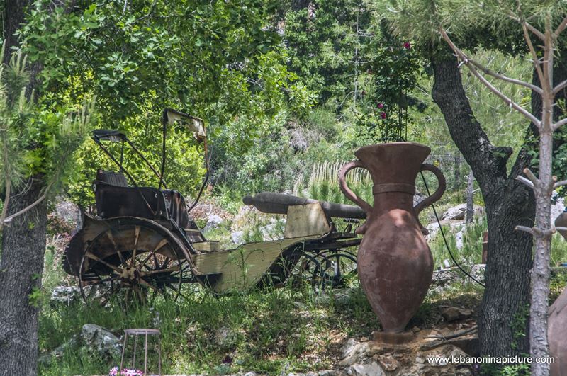 Historical Artifacts and Weapons Near Moussa Castle in Chouf