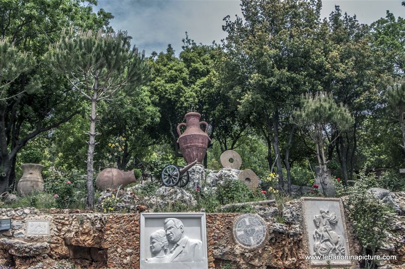 Historical Artifacts and Weapons Near Moussa Castle in Chouf