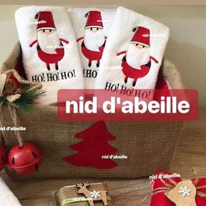 HoHoHo 🌲LEBANESE santa wearing his tarbouch ❤️Write it on fabric by nid d'