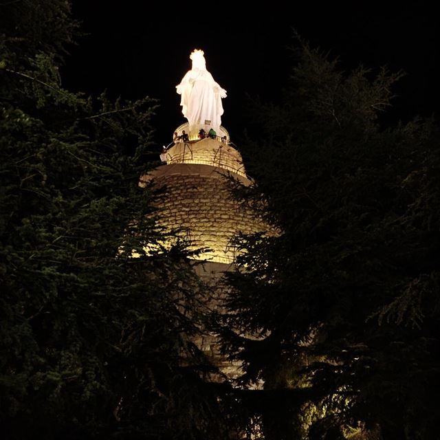  Holy  Virgin  Lady  Harissa  lightupmylife  thelight  faith  prayers ... (Our Lady of Lebanon)