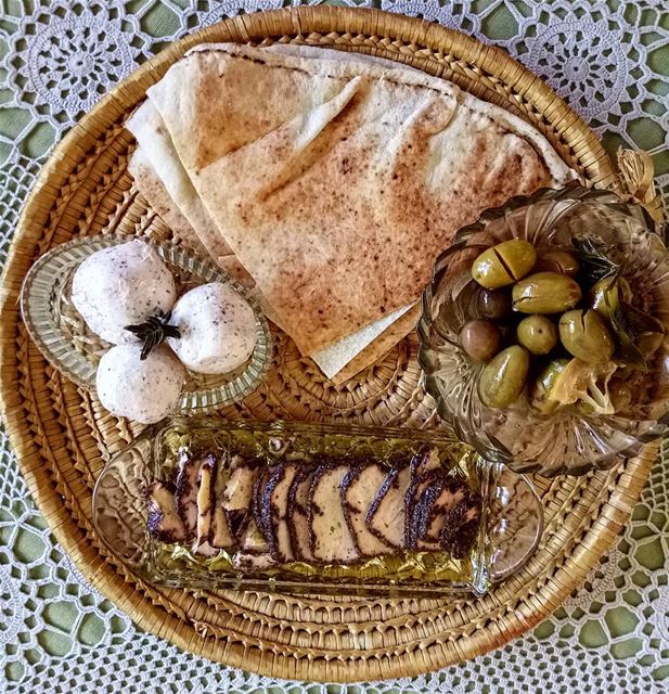 Homemade  labneh  shanklish and  olives, the perfect breakfast. All that's...
