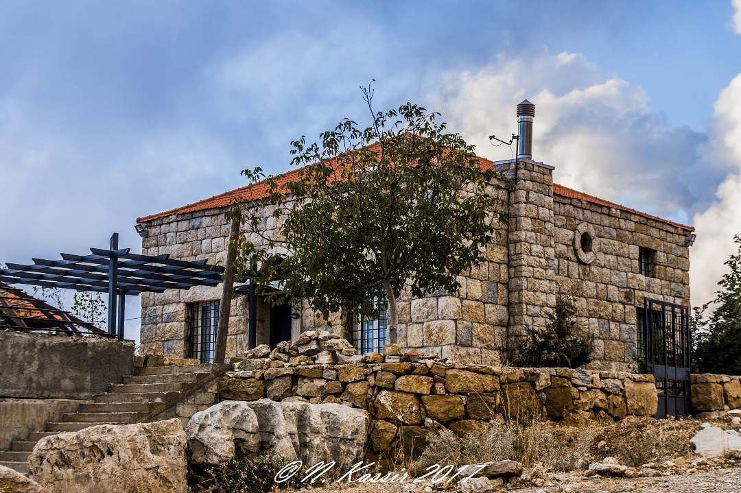  house  clouds  sky  stones  mountain  ngconassignment  Lebanon ... (Qanat Bakish, Mont-Liban, Lebanon)