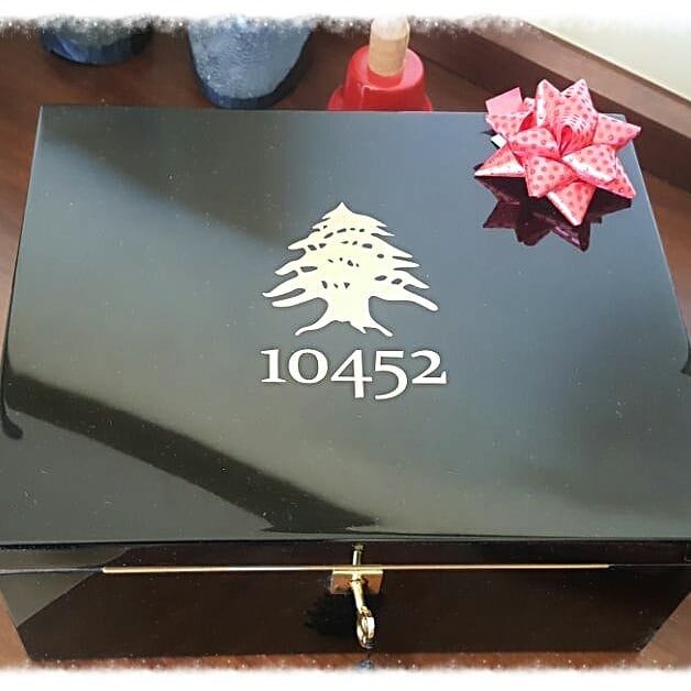 How about this  beautiful  humidor to say  thankyou to your  newyeareve ... (Beirut, Lebanon)
