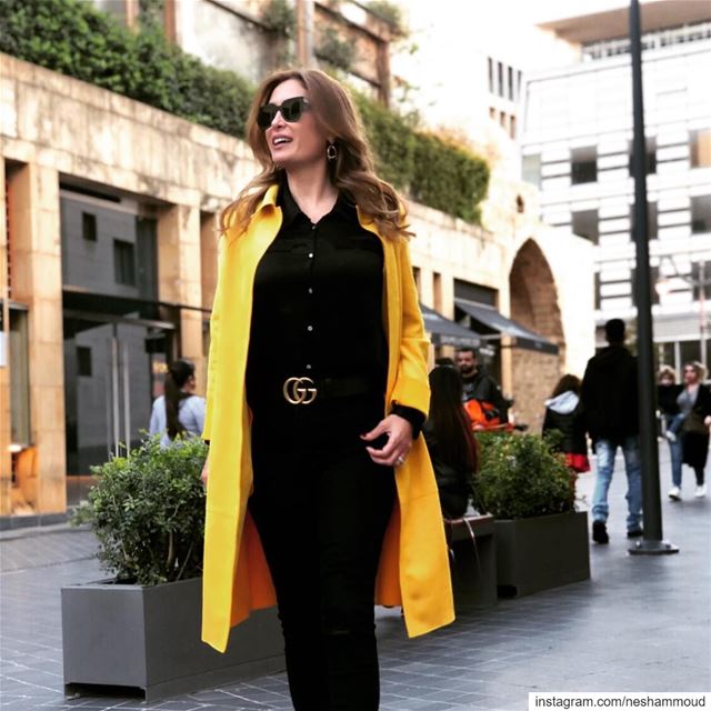 How lovely yellow is ! It stands for the sun ☀️ hellosunshine  morning... (Beirut Souks)
