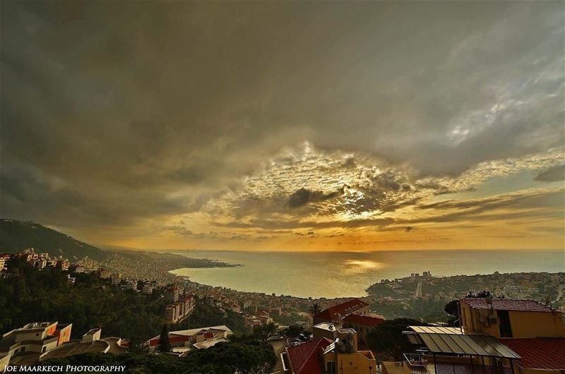 I can't give you the sunset, but I can give you the night!  sunset ... (Ghazir, Mont-Liban, Lebanon)