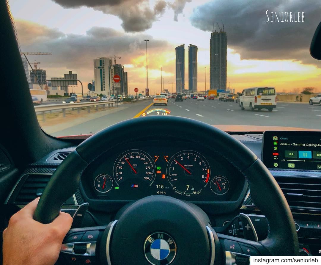 I enjoy driving every second of it... 🔵🔴Ⓜ️ @seniorleb ——————————————————— (Burj Khalifa)