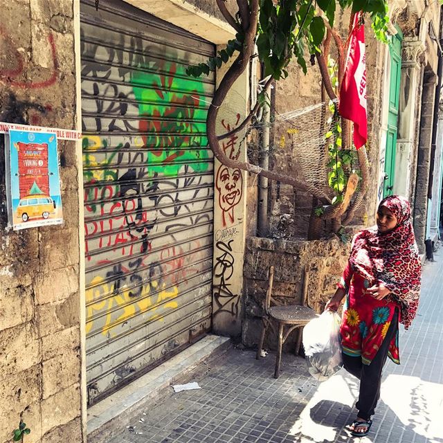 "I'm only wearing happy colors" she says, 🤡 lebanonbyalocal ... (Beirut, Lebanon)