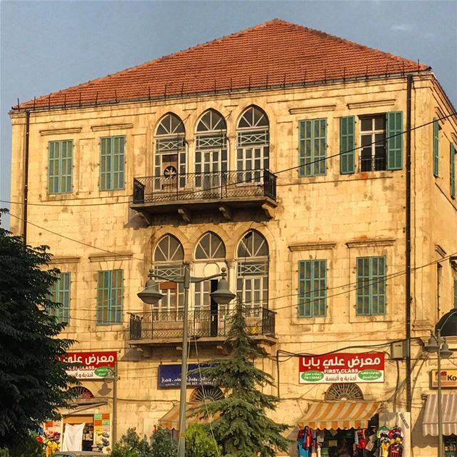 Iconic lebanese house in the city of ☀️  Lebanon tb travel travelgram... (Baalbek, Lebanon)