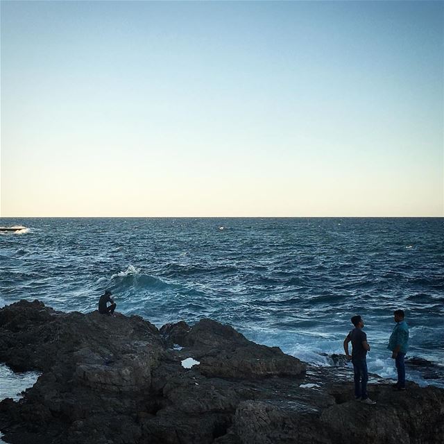 If the ocean can calm itself, so can you. - Nayyirah Waheed lebanon ... (Ain El Mreisse, Beyrouth, Lebanon)