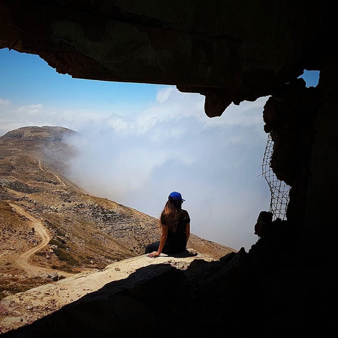 If you're not living on the edge, you're taking up too much space in this... (Falougha, Mont-Liban, Lebanon)