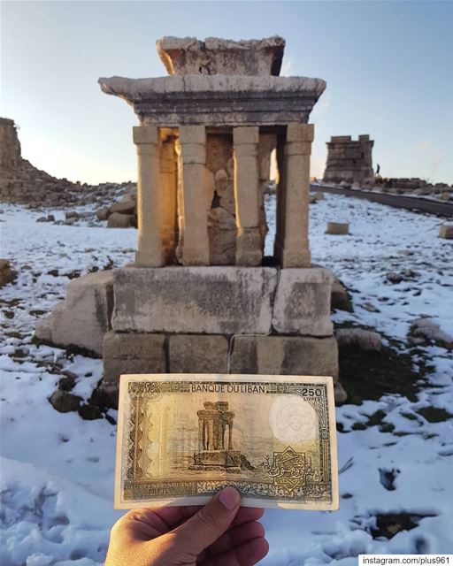 If you remember this banknote, you probably had an awesome childhood. ... (Faqra Ruins)