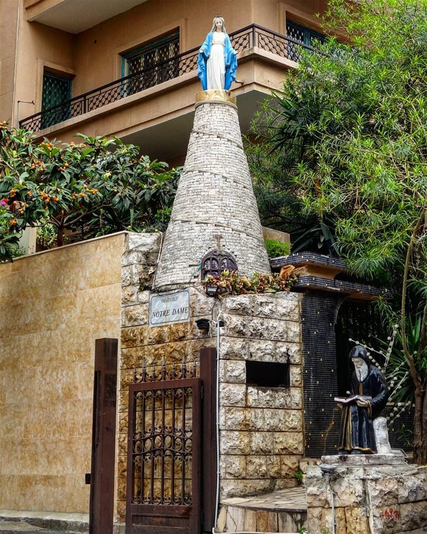  📿 "If you want to be saved easily, worship The Virgin Mary. She is... (Beirut, Lebanon)