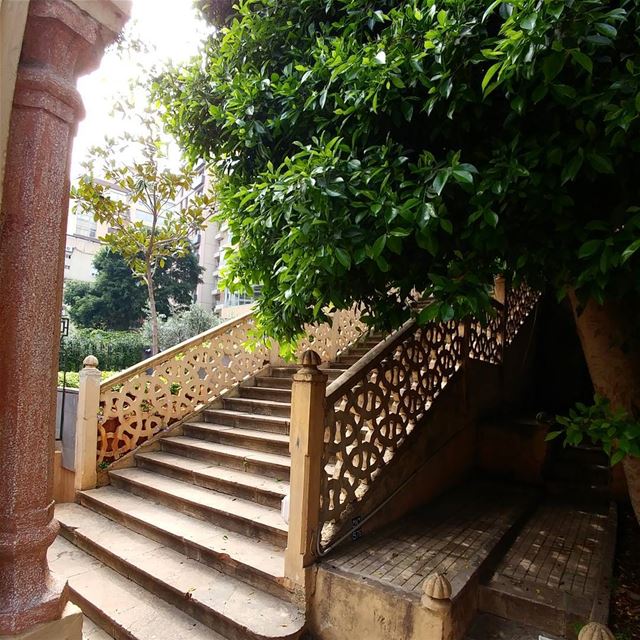In traditional homes in Beirut, a staircase was used to acess the first... (Omar Daouk)
