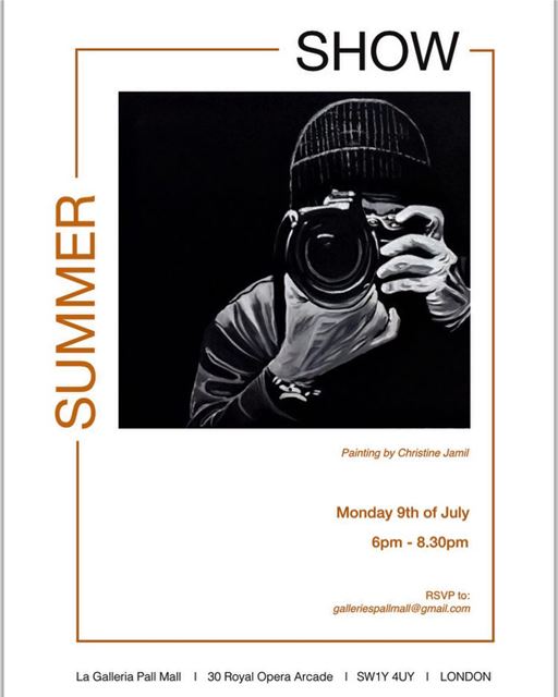 Invitation for the Preview Night of My Summer Exhibition 2018 drinks and...