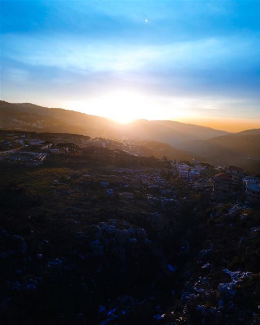 It's almost impossible to watch a sunset and not dream........ (El Qalaa, Mont-Liban, Lebanon)