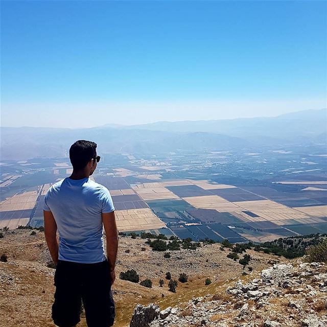 It's easier to go down a hill than up it but the view is much better at... (Al Shouf Cedar Nature Reserve)