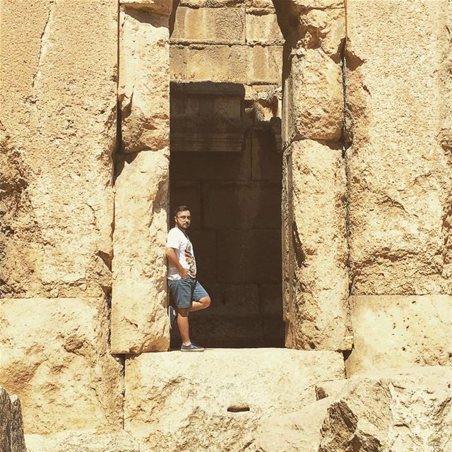 It's in ruins. baalbeck  cityofthesun  lebanon  livelovelebanon ... (Temple of Bacchus)